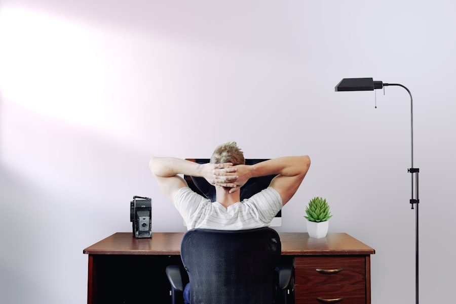 Overworked employee